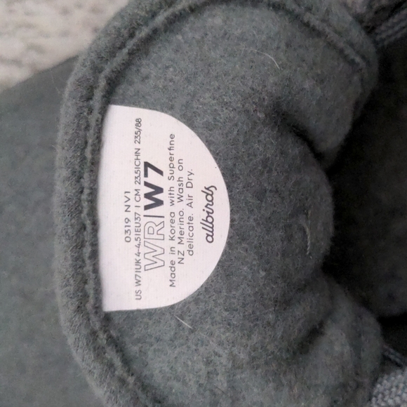 Allbirds Sage Green Wool Runner Size 7 - Picture 8 of 8